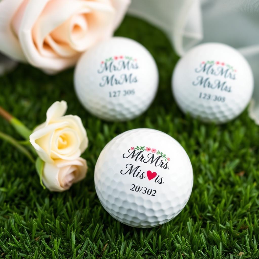 Wedding Golf Balls